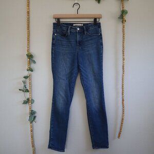 Athleta Blue Mid Rise Skinny Jeans Size 4